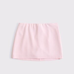 Abercrombie & Fitch Scarlett Mini Skort Mid Rise Light Pink XS